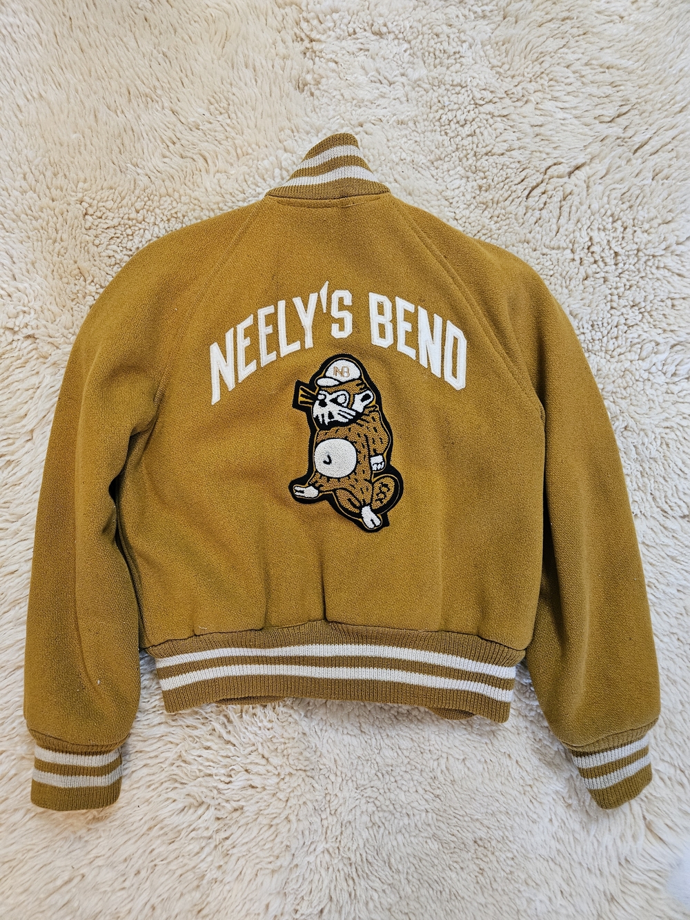 Vintage Midcentury 1950s Wool Varsity Jacket NEELY'S BEND One Of A Kind XXS/XS
